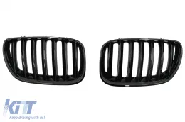 image-45-Središnje bubrežaste Maske prikladne za BMW X5 E53 LCI (2004-2006) Piano crna