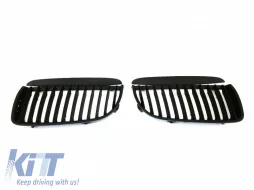 image-8-Središnje bubrežaste Maske prikladne za BMW serije 3 E90 E91 Pre-LCI (2005-2008) crna