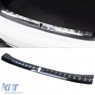 image-39-Stainless steel black bumper protector inner fits for 5 Series BMW G30 G31