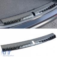 image-35-Stainless steel black rear bumper protector inner fits for BMW X1 U11