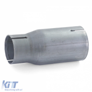 Stainless steel exhaust pipe reducer connection adapter 63.5mm to 50mm
