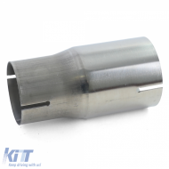 image-32-Stainless steel exhaust pipe reducer connection adapter 75mm to 63mm