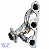 Stainless steel performance header polished for Jeep Wrangler JK 2007-2011 3.8L-image-6259139