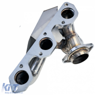 Stainless steel performance header polished for Jeep Wrangler JK 2007-2011 3.8L-image-6259140
