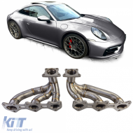 Stainless steel racing exhaust manifold for Porsche 992 Carrera 3.0L from year 2019 - ODCESP6014431