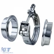 Stainless Steel V-Band Clamp Set with Quick Release 2.35