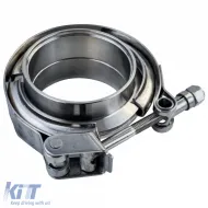 Stainless Steel V-Band Clamp Set with Quick Release 2.35