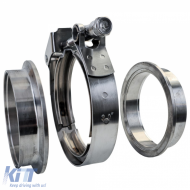 Stainless Steel V-Band Clamp Set with Quick Release 3