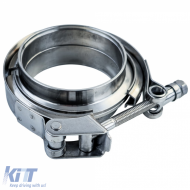 Stainless Steel V-Band Clamp Set with Quick Release 3