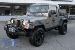 Стикер Star Универсален подходящ за Jeep Wrangler JK Truck или други Коли Черен-image-6023867