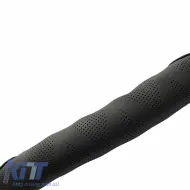 Steering Wheel Cover in Black Leather Medium 38cm-image-6308422