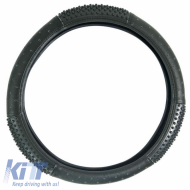 Steering Wheel Cover in Leather SJ-450B Large 40cm