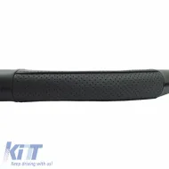 Steering Wheel Cover PU Serius D Black With Black Stitching Medium 38cm-image-6304120