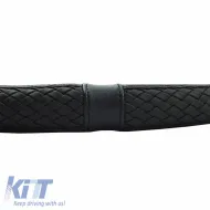 Steering Wheel Cover PU Soft Black With Black Stitching Medium 38cm-image-6304116