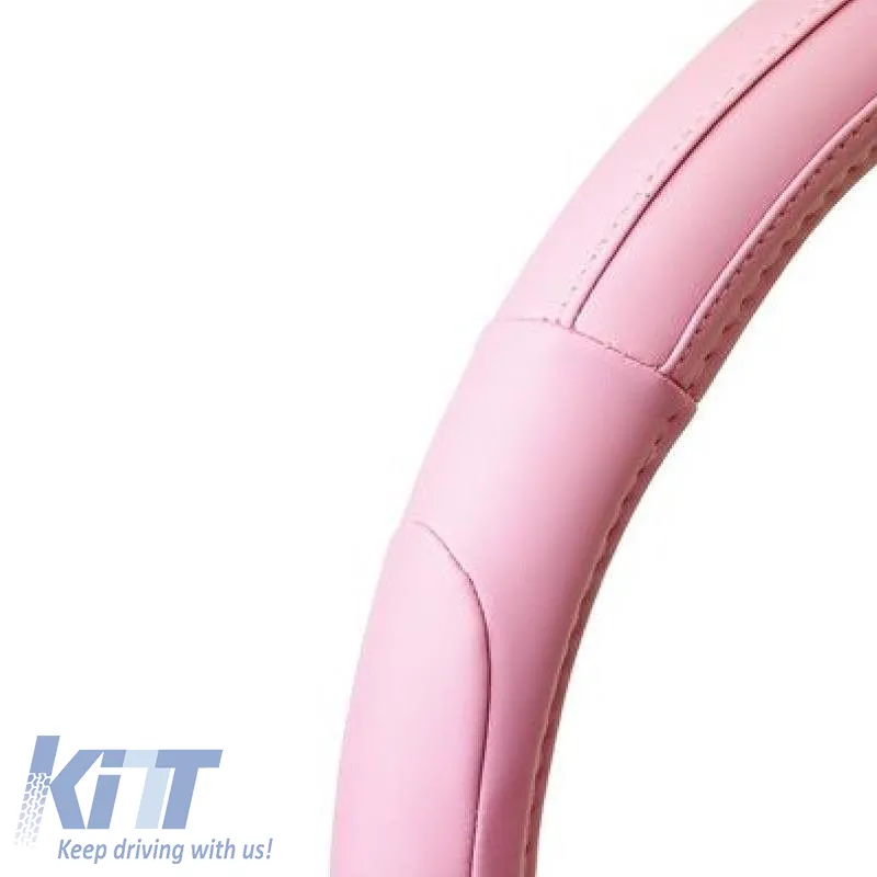 Steering Wheel Cover PVC Girly Pink Medium 37-39cm FVP1210