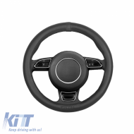 Steering Wheel Cover suitable for Sparco Medium 38cm in Black