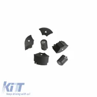 Steering Wheel Switch Control Buttons Covers suitable for Mercedes-Benz C-Class W204 / E-Class W212 / GLK X204 / Left 2 Pcs-image-6303624