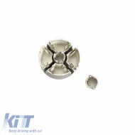 Steering Wheel Switch Control Buttons Covers suitable for Mercedes-Benz C-Class W204 / E-Class W212 / GLK X204 / Right 2 Pcs-image-6303628