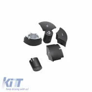 Steering Wheel Switch Control Buttons Covers suitable for Mercedes-Benz C-Class W204 / E-Class W212 / GLK X204 / Right 2 Pcs-image-6303629