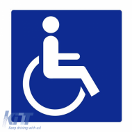 Sticker Sign suitable for the Disabled 0200 1 Piece