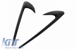 Stickers Badges suitable for Mercedes-Benz Fenders GLC X253, C-Class W205, E-Class W213 Glossy Black 2 Pieces-image-6314456