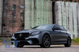 Stickers Badges suitable for Mercedes-Benz Fenders GLC X253, C-Class W205, E-Class W213 Glossy Black 2 Pieces-image-6314458