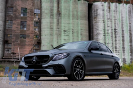 Stickers Badges suitable for Mercedes-Benz Fenders GLC X253, C-Class W205, E-Class W213 Glossy Black 2 Pieces