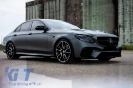 Stickers Badges suitable for Mercedes-Benz Fenders GLC X253, C-Class W205, E-Class W213 Glossy Black 2 Pieces-image-6315537