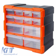 Storage Box Plastic suitable for 12 Seats Tactix 27x16x26cm 320630