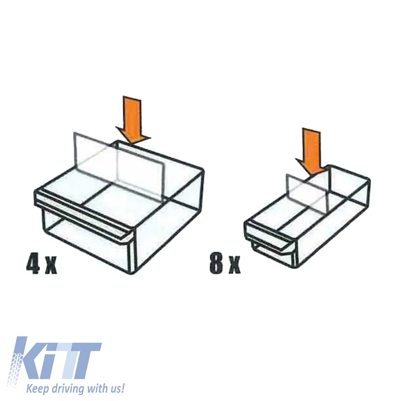 Storage Box Plastic suitable for 12 Seats Tactix 27x16x26cm 320630