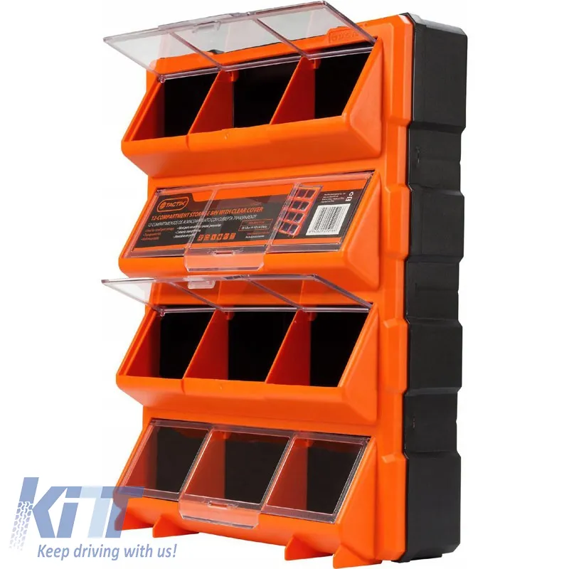 Storage Box Plastic suitable for 12 Seats Tactix 36x12x46cm 320648