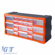 Storage Box Plastic suitable for 22 Seats Tactix 50x16x25cm 320632