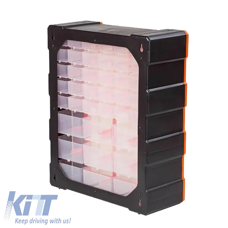Storage Box Plastic suitable for 39 Seats Tactix 38.5x16x48.5cm 320636