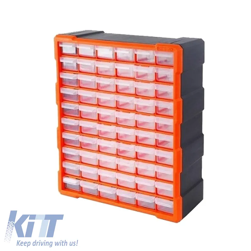 Storage Box Plastic suitable for 60 Seats Tactix 38.5x16x48.5cm 320638