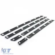 Stoßleisten, Zierleisten, Türleisten, 8-teiliges Set, geeignet für Audi 100 C4 90-94-image-6261462