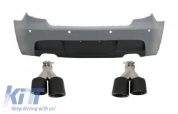 image-38-Stoßstange & Auspuff Kohlenstoff für BMW 1 E81 E87 2004-2011 M Technik Look PDC