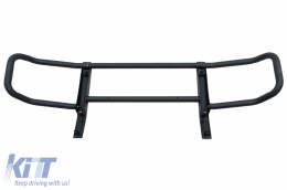 Stoßstange BullBar Spoilerlippe LED DRL Verlängerung für Mercedes G W463 89-17 G65 Look-image-6045852