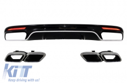 image-26-Stoßstange Diffusor Auspuff tipps für Mercedes C217 Coupe S-Klasse 14+ Chrom-