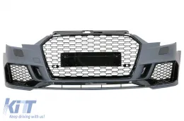 image-59-Stoßstange für Audi A3 8V Facelift 16-18 Kühlergrill Fließheck Sportback RS3 Look