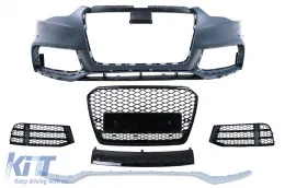 image-61-Stoßstange für Audi A5 8T Facelift 2012–2016 RS5 Design Kühlergrill Erweiterung