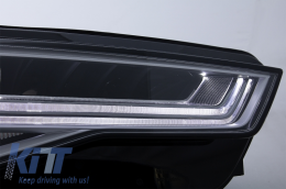 Stoßstange für Audi A6 C7 4G 11-18 RS6 Matrix Look LED Scheinwerfer Dynamische-image-6052755