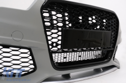 Stoßstange für Audi A6 C7 4G 2011-2015 Kühlergrill Wabengitter RS6 Design SRA PDC-image-6099398