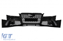 Stoßstange für Audi A8 D4 MOPF D4.5 2014-2017 Kühlergrill RS Look PDC SRA-image-6100440
