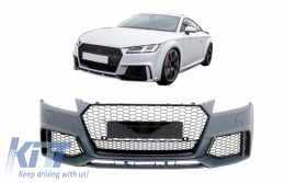 Stoßstange für Audi TT 8S Mk3 14+ RS Design Wabengitter Untere Lippenverlängerung-image-6041279