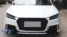 Stoßstange für Audi TT 8S Mk3 14+ RS Design Wabengitter Untere Lippenverlängerung-image-6278856