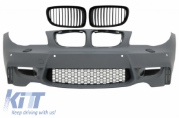 image-77-Stoßstange für BMW 1 E81 E82 E87 E88 04-11 1M Look Luftkanal Vent