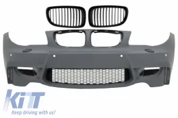 image-25-Stoßstange für BMW 1 E81 E82 E87 E88 04-11 1M Look Luftkanal Vent