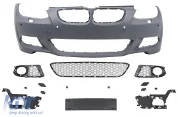 image-72-Stoßstange für BMW 3er E92 E93 06-09 Coupé Cabrio (ohne Facelift) im M-Technik-Look mit PDC und SRA