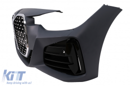 Stoßstange für BMW 3er F30 F31 2011-2018 Umbau G80 M3 Design Chrom Kühlergrill-image-6101207