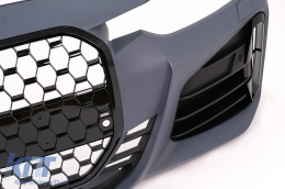 Stoßstange für BMW 3er F30 F31 2011-2018 Umbau G80 M3 Design Schwarz Kühlergrill-image-6101218